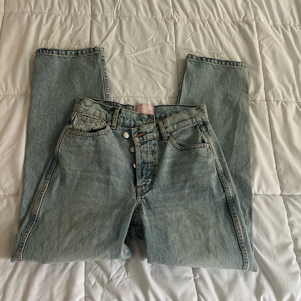 REVICE DENIM sz 27 crossover front jeans perfect condition